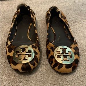Tory Burch leopard flats